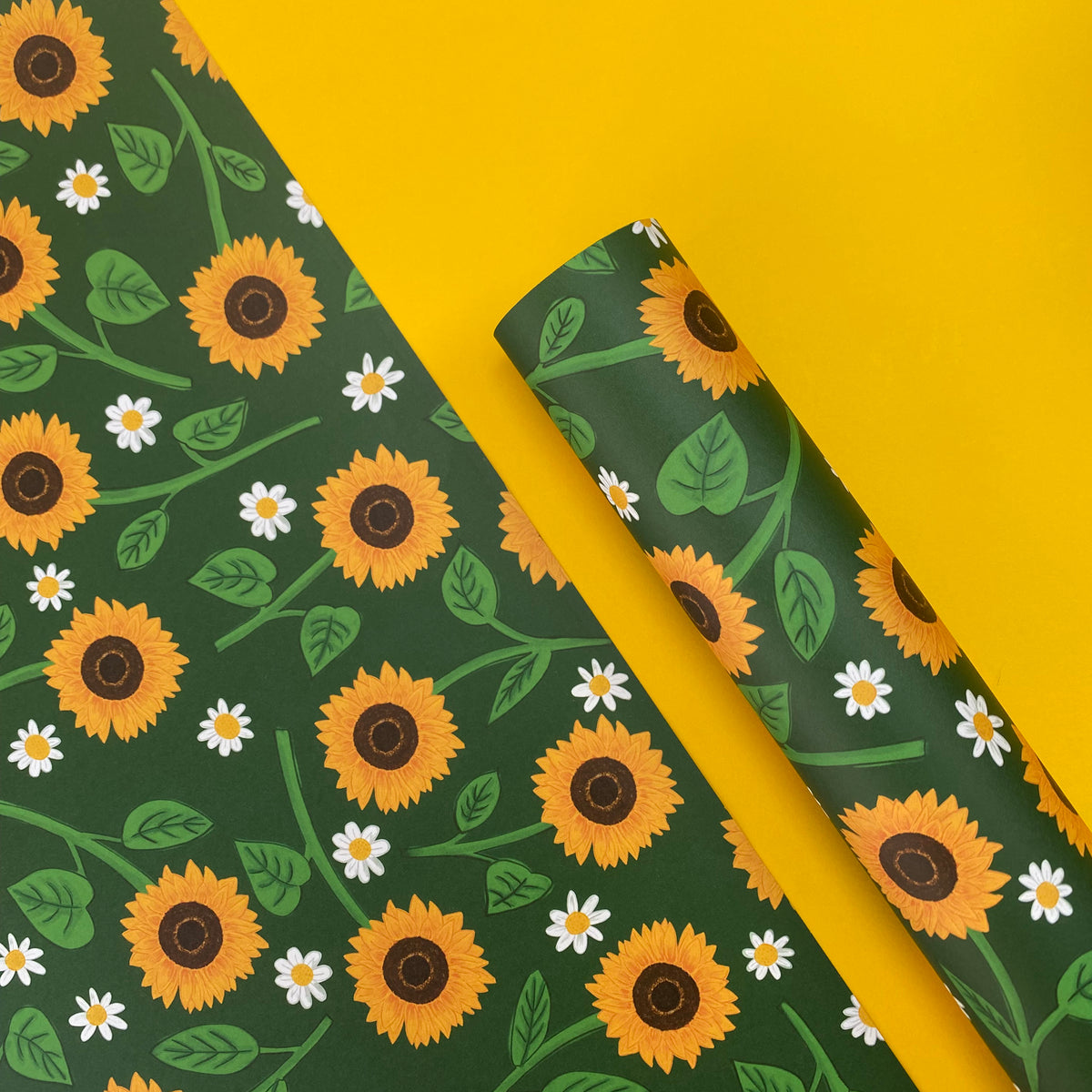 Sunflower Wrapping Paper Lizzie Chancellor