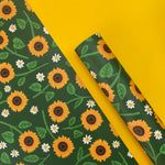 sunflower wrapping paper sheets