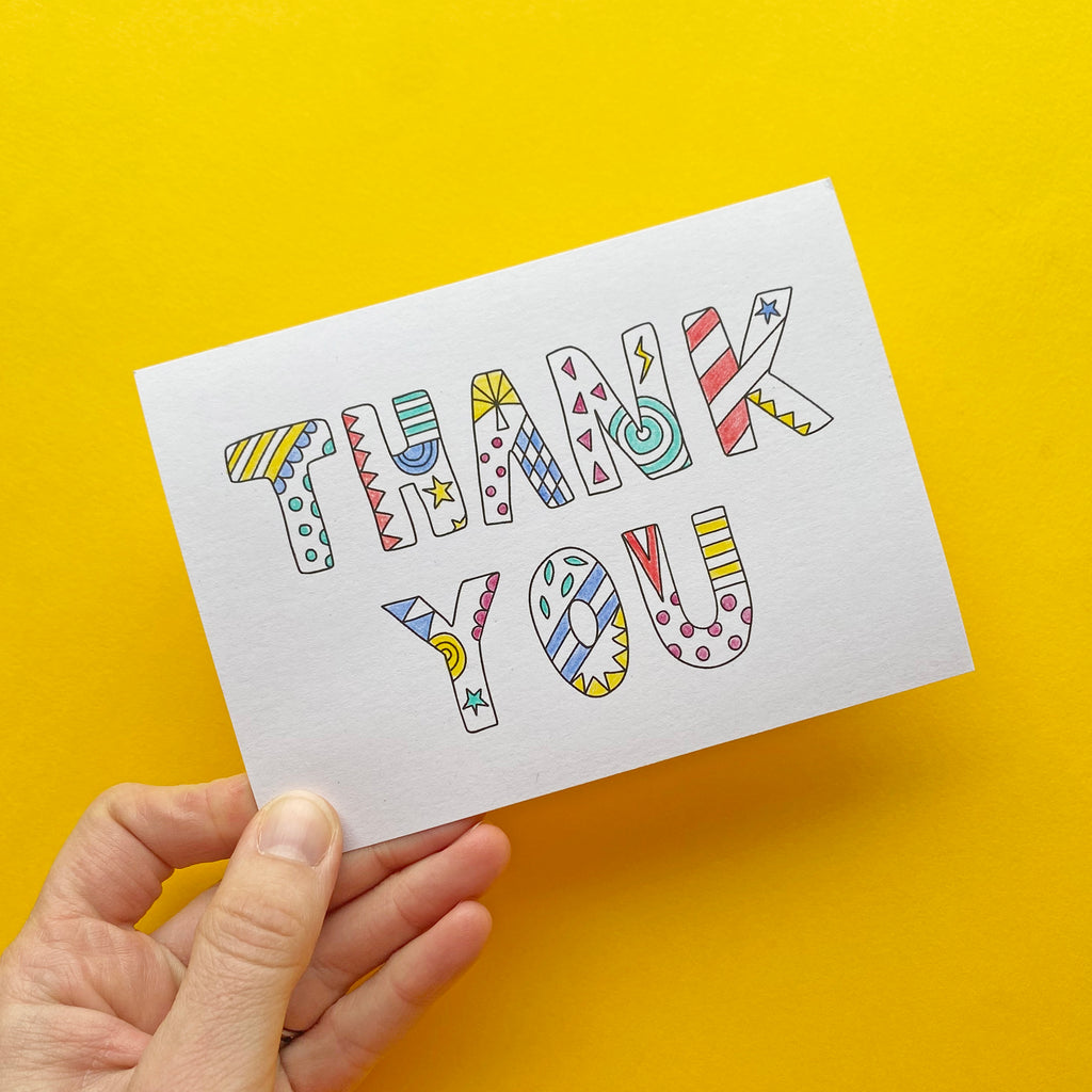 How to make thank you cards a fun activity for children