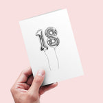 18th Birthday Card