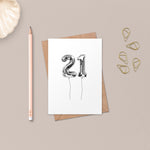 chic 21st card