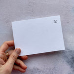 Personalised Initial Correspondence Cards