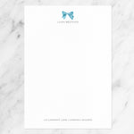 personalised bow stationery