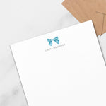 personalised stationery with bows