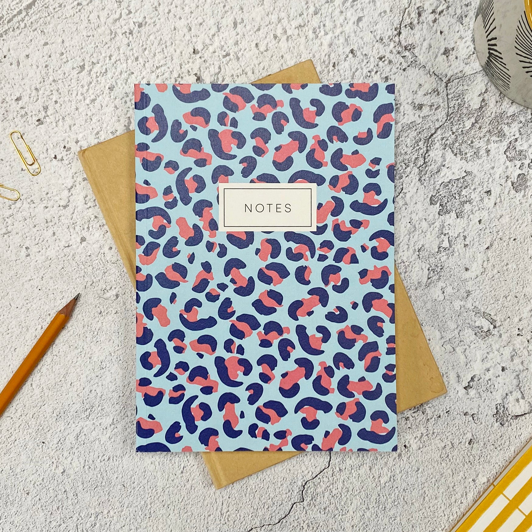 quality notebook leopard print