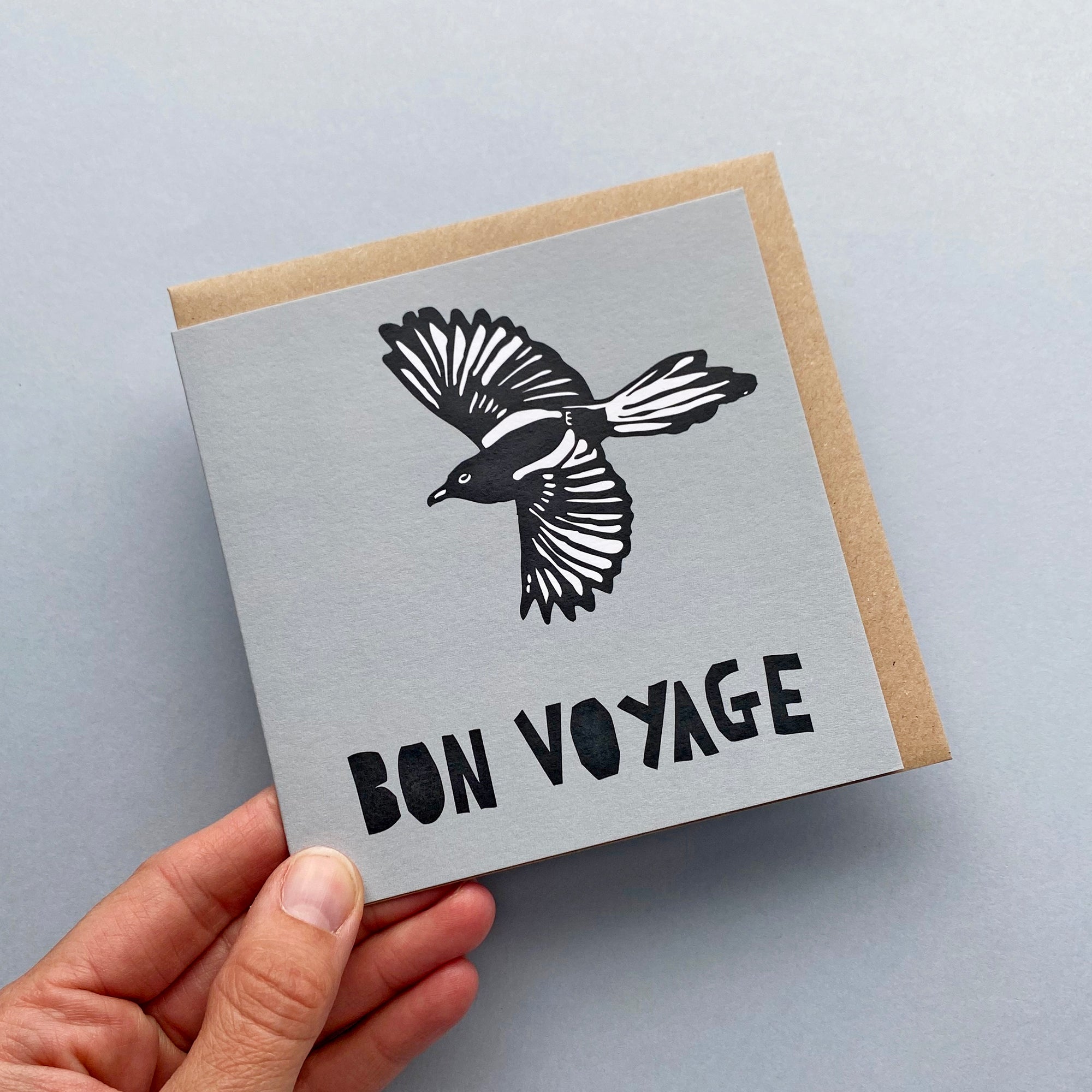 Bon Voyage mini card