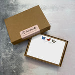 Personalised Butterfly Notelets / Correspondence cards