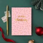 Candy Cane Christmas Cards