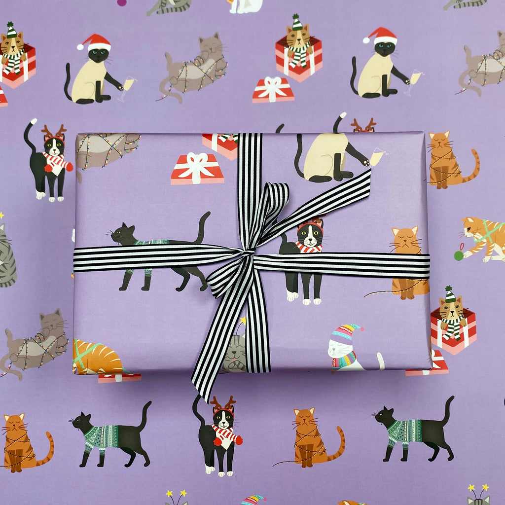 Christmas Cats wrapping paper