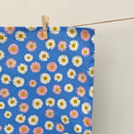 floral cotton tea towel