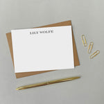 Personalised Ornate Correspondence Cards