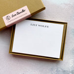 Personalised Ornate Correspondence Cards