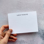 Personalised Ornate Correspondence Cards