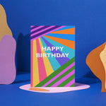 colourful birthday card
