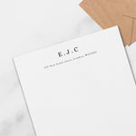 Personalised letter writing set