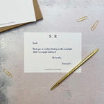 Boxed set of Monogram Correspondence Cards