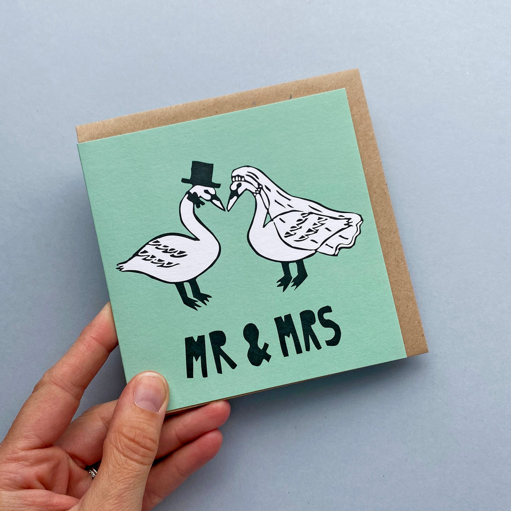 Mr & Mrs mini card