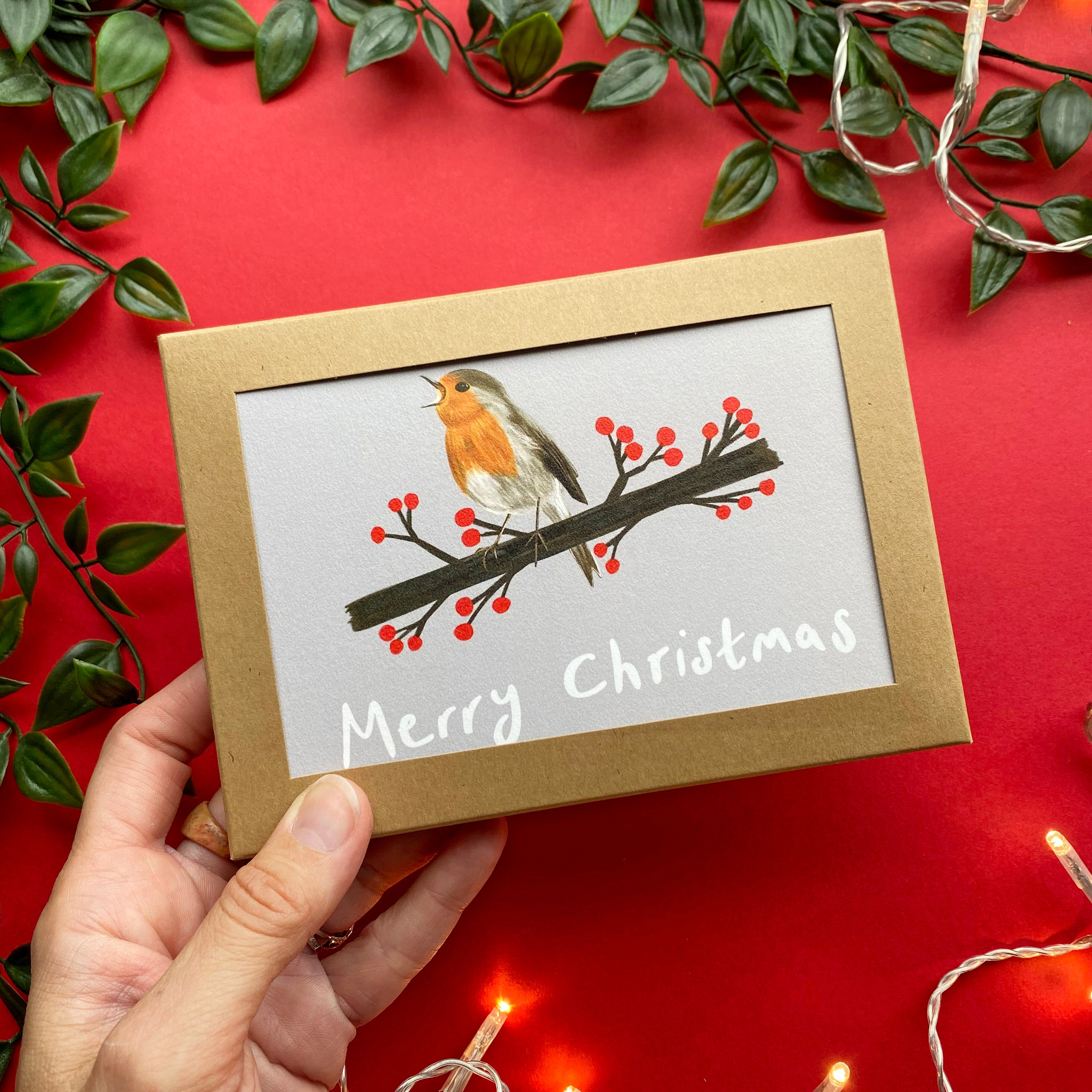 Box for Robin Christmas Cards