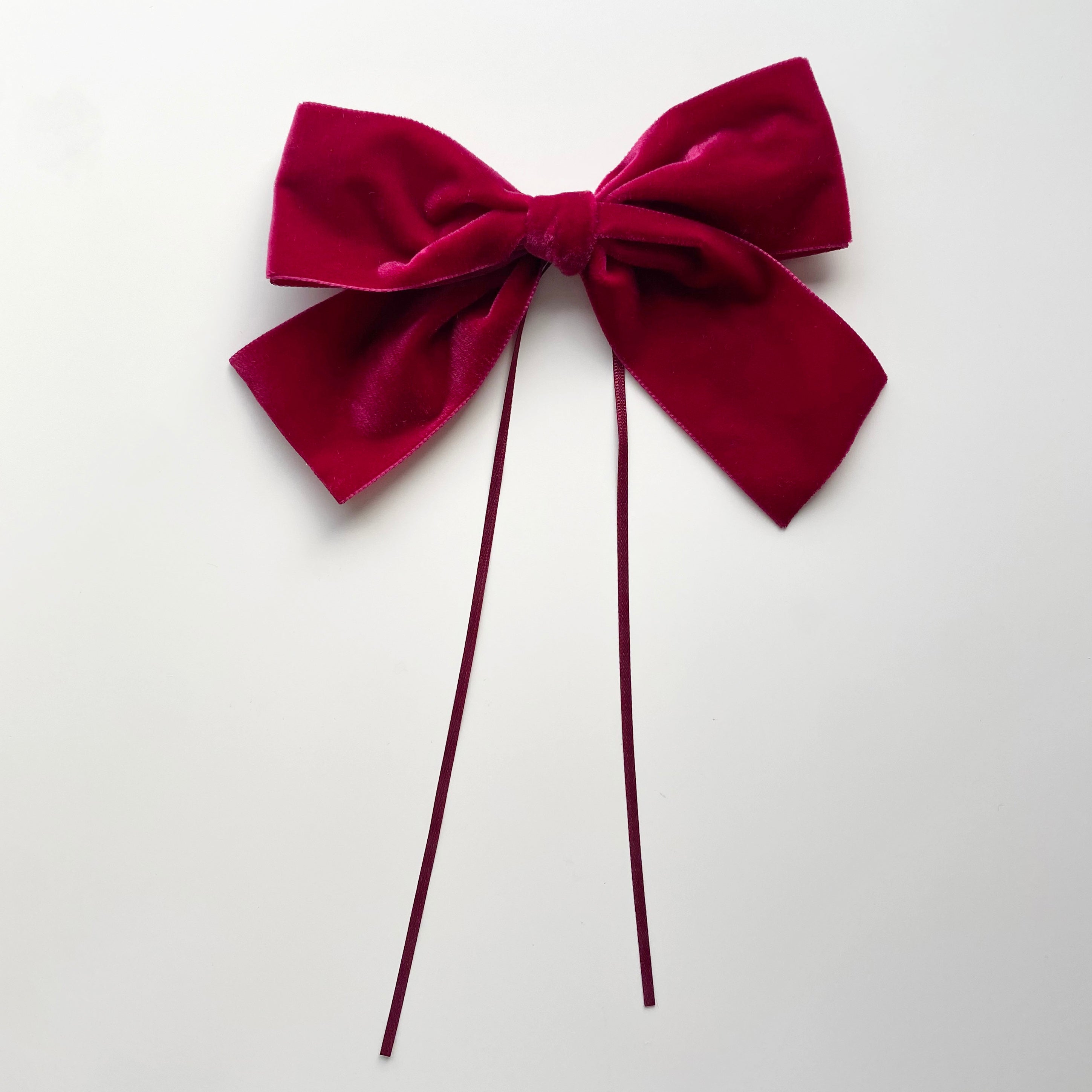 velvet christmas bow red