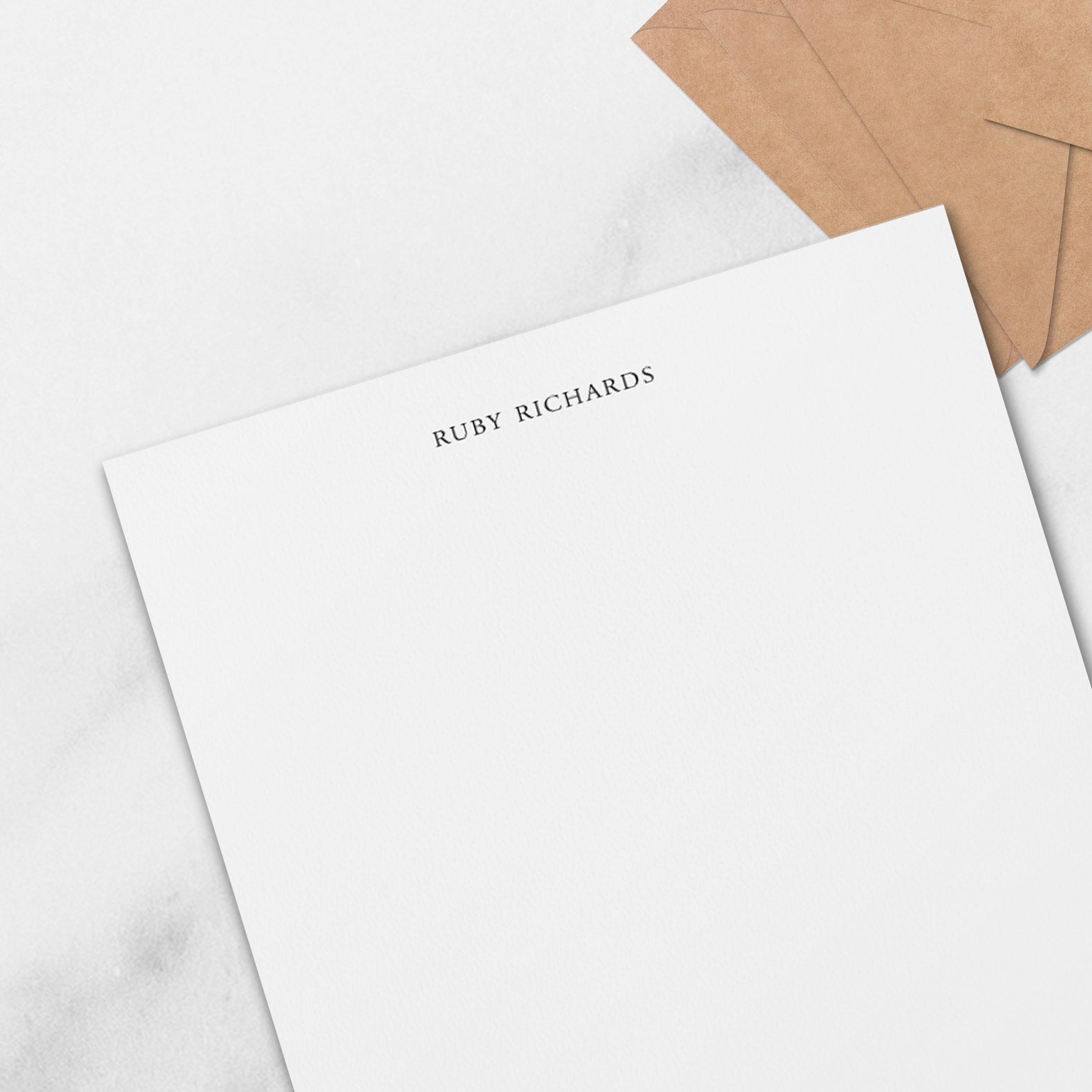 Personalised stationery gift