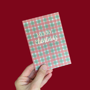 Tartan Christmas Card