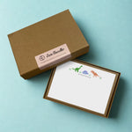 Personalised Dinosaur Notelets / Correspondence cards