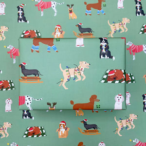 Christmas Doggy wrapping paper