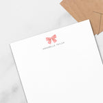 Personalised Bow stationery