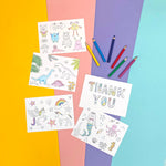 colour in notecards