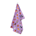 Cats Christmas Tea Towel