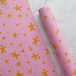Christmas Gingerbread Man Wrapping Paper