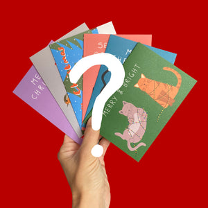 10 Mystery Christmas Cards Bundle - save over 60%