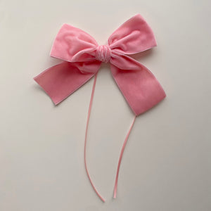 pink bow napkin tie