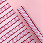 stripy wrapping paper