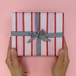 pink and red wrapping paper