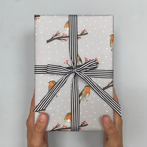 Christmas Robins Wrapping Paper