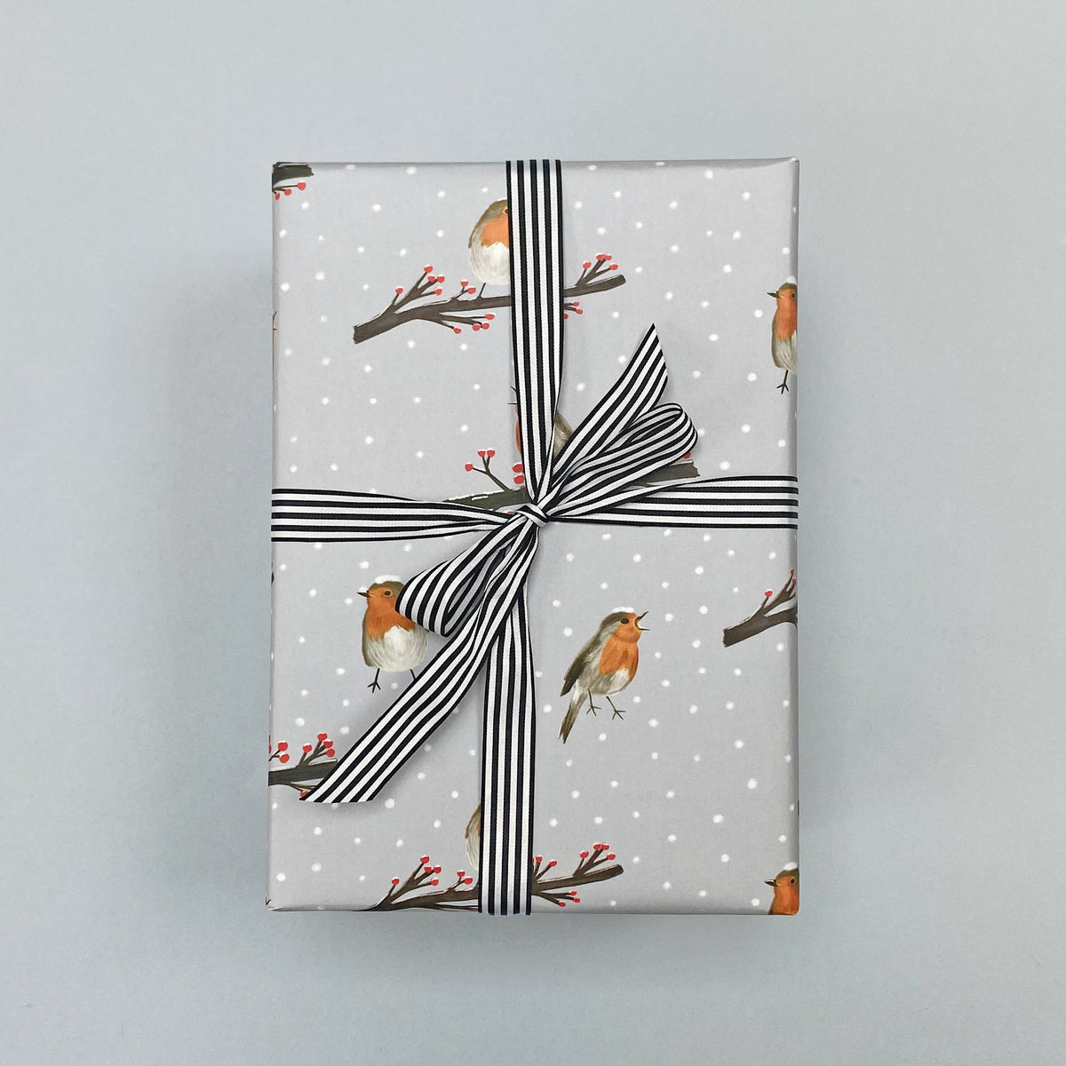 Christmas Robins Wrapping Paper – Lizzie Chancellor