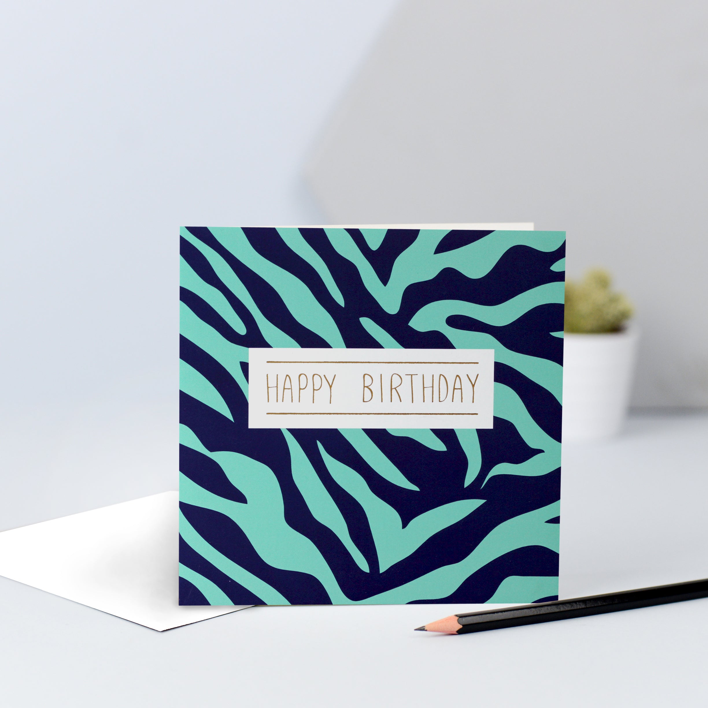 Animal print birthday card bundle