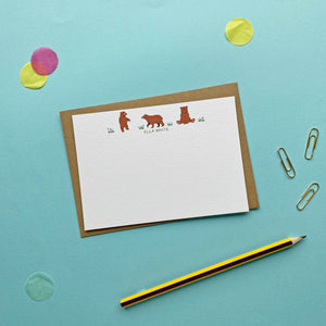 Bear correspondence cards