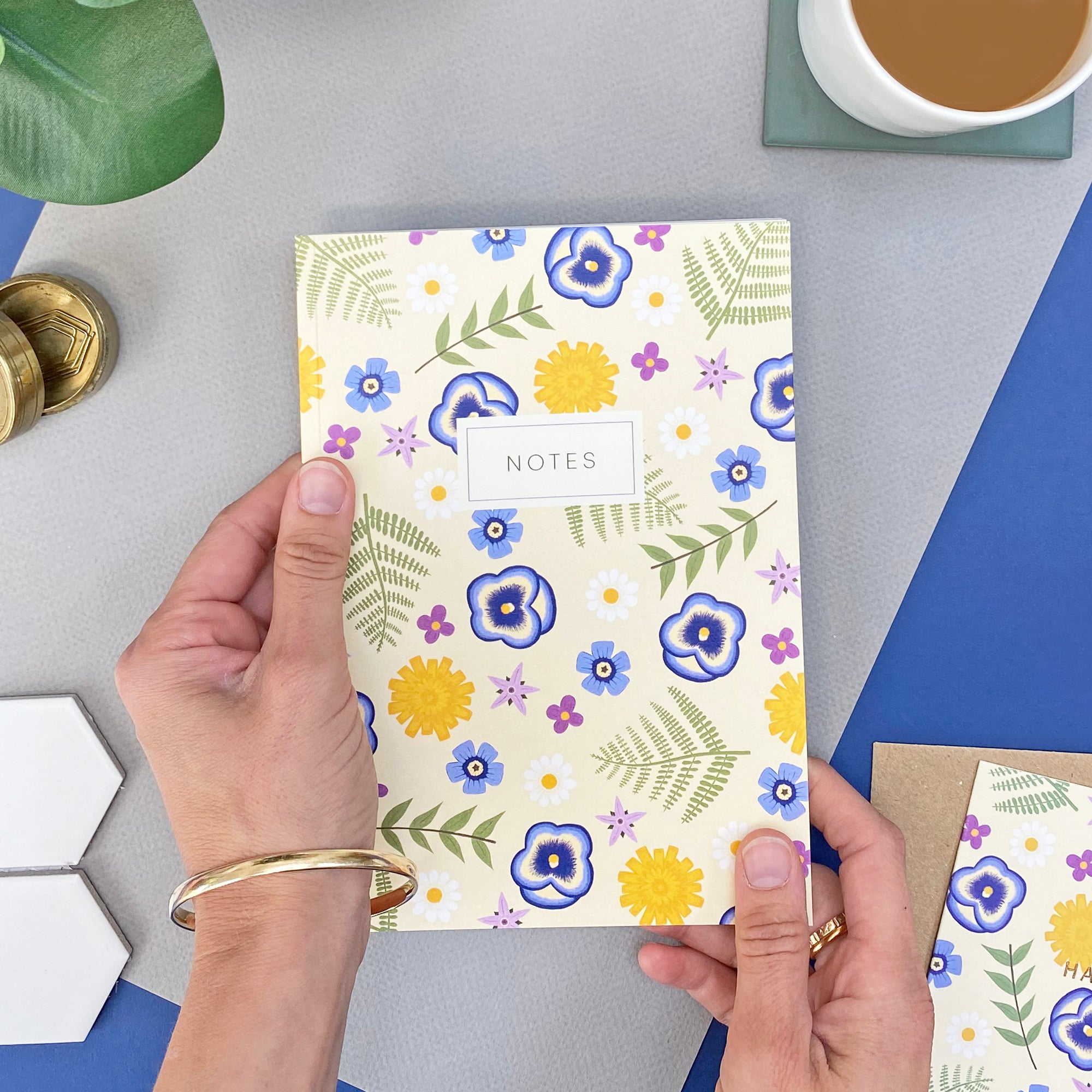 A5 Lined Notebook Duo - Floral Designs