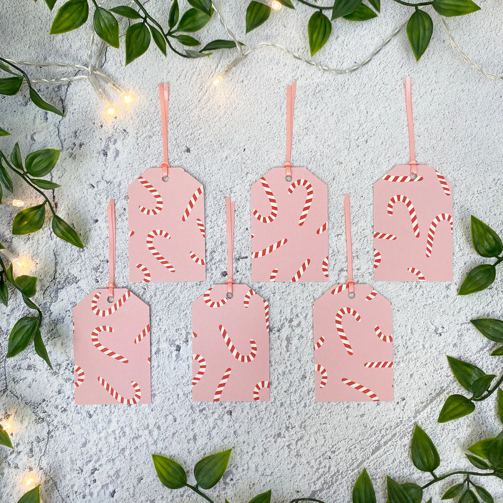 Candy Cane Christmas Gift Tags – Lizzie Chancellor