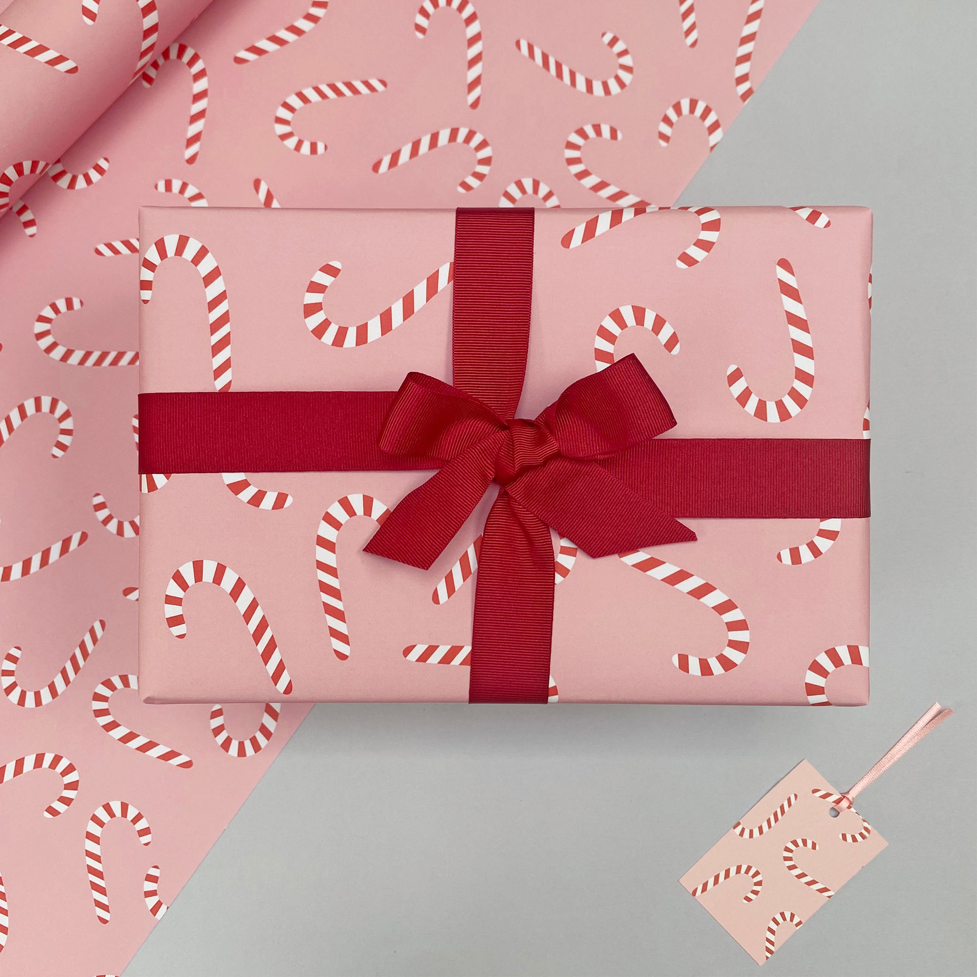 Candy Cane Wrapping Paper - Seconds