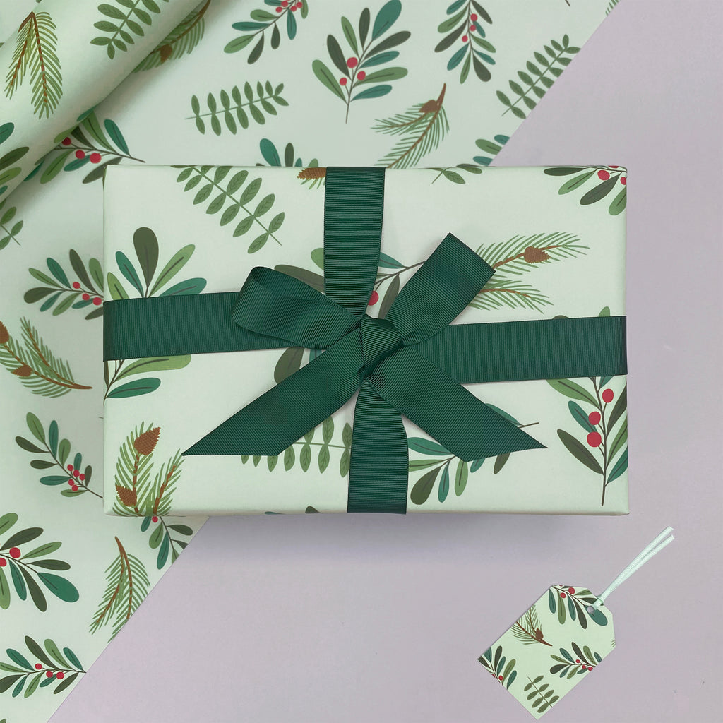 Christmas Foliage Wrapping Paper