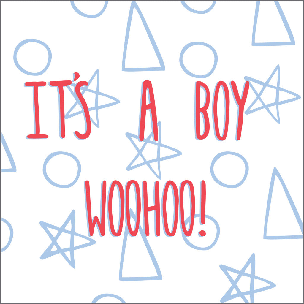 "It's a Boy" New Baby Card