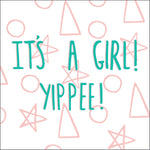 "It's a Girl" New Baby Card