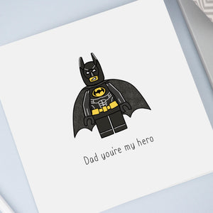 Lego Batman Card for Dad