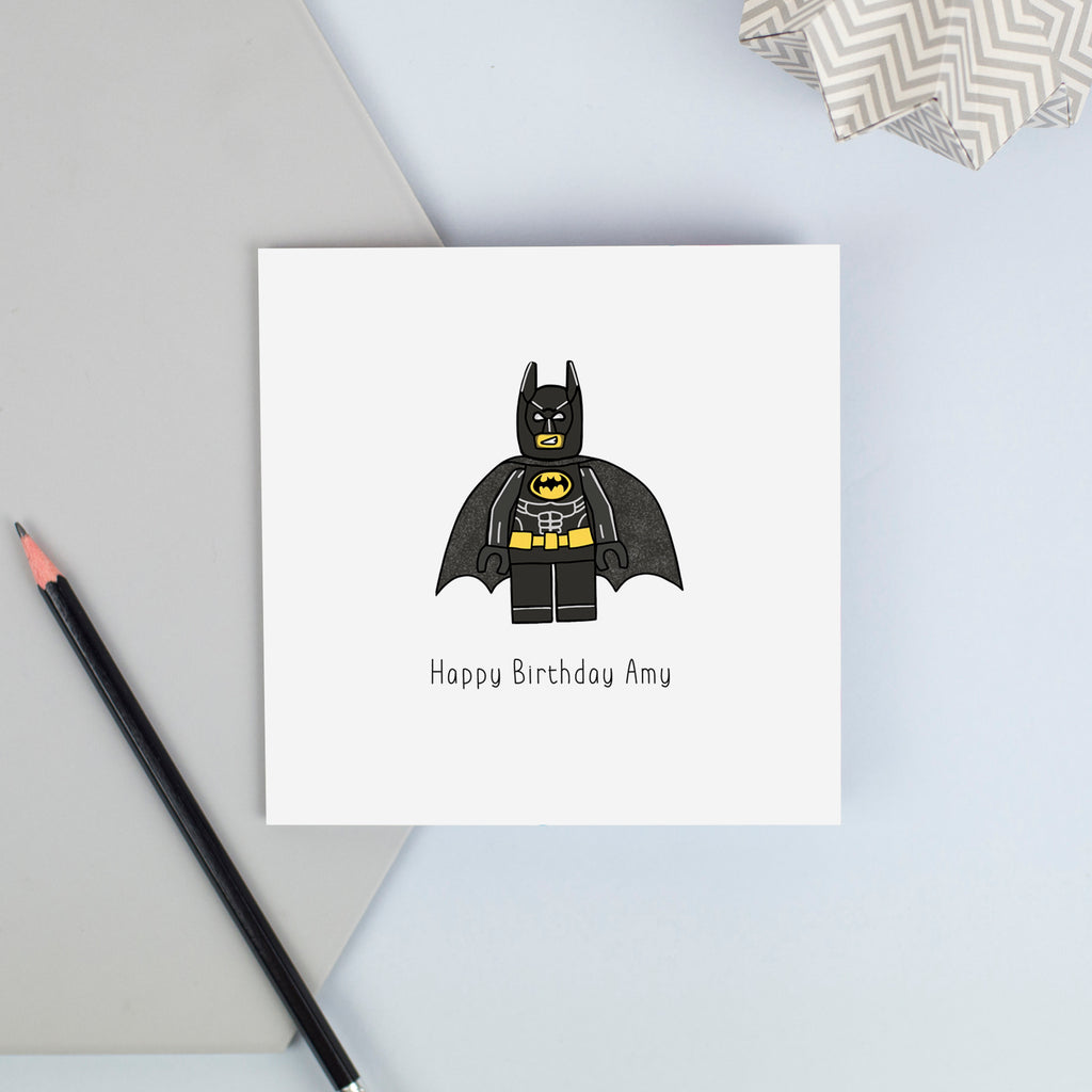 Lego Batman Birthday card