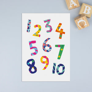 Numbers Print (Unframed)