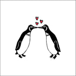 Penguin Kiss Card