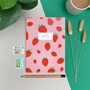 Strawberry notebook